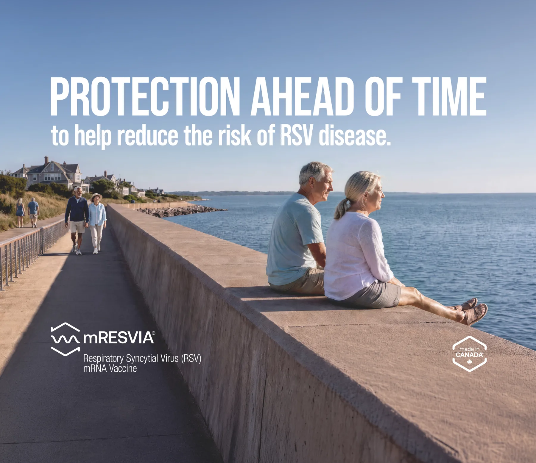 Protection ahead of time to help reduce the risk of RSV-LRTD. Made in Canada.